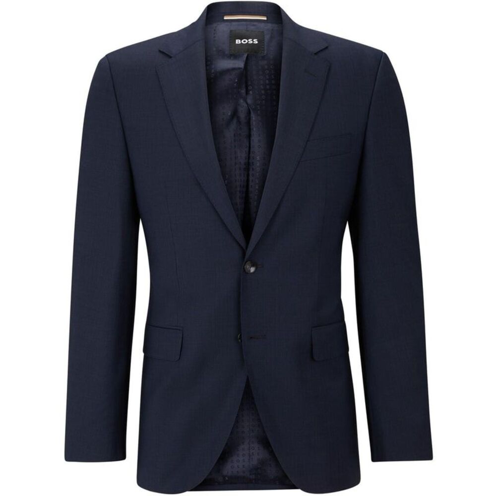 Boss Mens Jeckson Solid Regular Suit Jacket / Blue